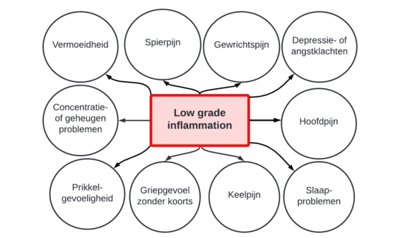 low grade inflammation, laaggradige ontstekingen