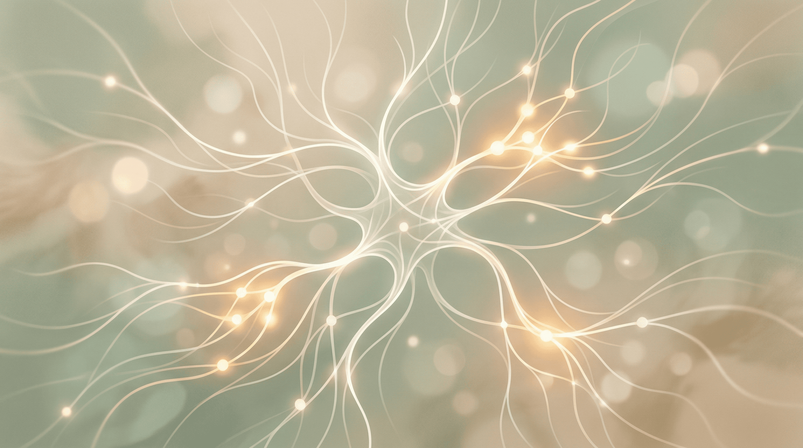 Abstract weergave van het zenuwstelsel bij fibromyalgie - Newmedix