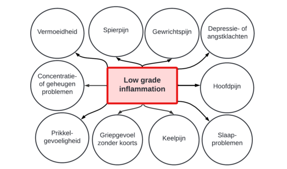 low grade inflammation, laaggradige ontstekingen